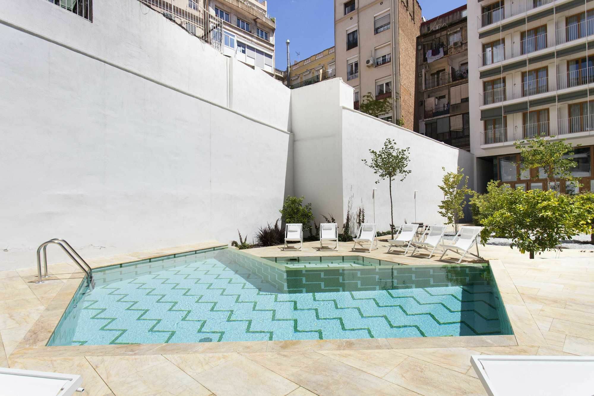 Aspasios Garden Apartments Barcelona Exterior foto